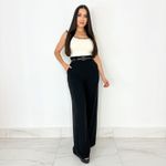 CALÇA PANTALONA CREPE SLAB CAROLYN