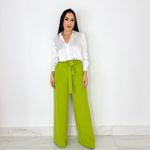 CALÇA PANTALONA CREPE SLAB CAROLYN