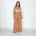 CALÇA PANTALONA CREPE SLAB CAROLYN