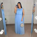 VESTIDO LONGO DE TULE SEM BOJO AHTARI