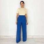 CALÇA PANTALONA CREPE SLAB CAROLYN