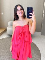 CONJUNTO SHORT SAIA E CROPPED PLISSADO THAYCHA