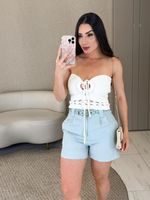 SHORT DE ALFAIATARIA COM CINTO SMALL