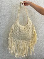 BOLSA DE PALHA FRANJAS