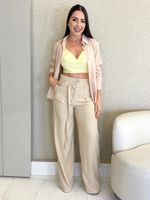 CALÇA PANTALONA LORIS TWILL AMELIA