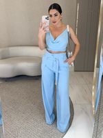 CALÇA PANTALONA LORIS TWILL AMELIA