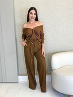 CALÇA PANTALONA LORIS TWILL AMELIA