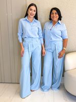 CALÇA PANTALONA LORIS TWILL AMELIA