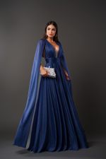 VESTIDO DECOTE EM V TULE AURORA 