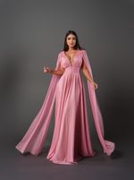 VESTIDO DECOTE EM V TULE AURORA 