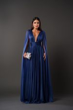 VESTIDO DECOTE EM V TULE AURORA 