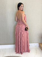 VESTIDO CREPE CHIFON CURLING