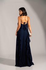 VESTIDO CREPE CHIFON CURLING