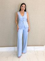 CONJUNTO CALÇA E COLETE SULLER