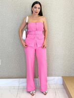 CONJUNTO BLUSA E CALÇA DE ALFAIATARIA BEST 