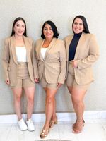 CONJUNTO SHORT E BLAZER LORIS TWILL BLIEM
