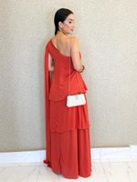 VESTIDO CREPE CHIFON NULA MANGA MELIE