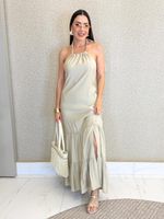 VESTIDO LONGO COSTA NUA BARE