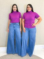 BLUSA LÃ IMPORTADA COM GOLA RENATA