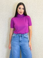 BLUSA LÃ IMPORTADA COM GOLA RENATA