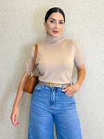 BLUSA LÃ IMPORTADA COM GOLA RENATA