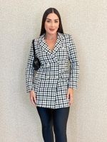 BLAZER ALONGADO PIED POULE DRAMY