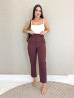 CALÇA ALFAIATARIA CENOURA COM CINTO CARROT