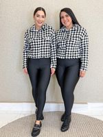 CASACO PIED POULE CUTERY