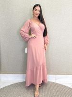 VESTIDO ENVELOPE CREPE SEDA CRISP 