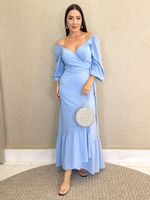 VESTIDO ENVELOPE CREPE SEDA CRISP 