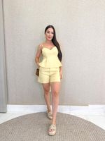 CONJUNTO SHORT DE ALFAIATARIA JAIDY