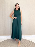 VESTIDO LONGUETE DE MOLETINHO MALVY 