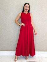 VESTIDO LONGUETE DE MOLETINHO MALVY 