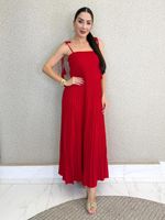 VESTIDO DE TRICÔ STRAPS