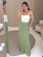 VESTIDO DE TRICÔ STRAPS