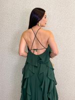 VESTIDO CREPE CHIFON CURLING