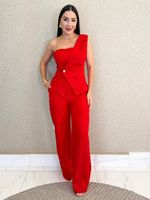 CONJUNTO CALÇA E BLUSA NULA MANGA JASMINE