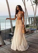 CONJUNTO SAIA LONGA E TOP MALIN