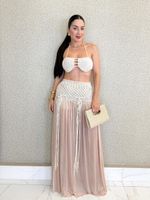 CONJUNTO SAIA LONGA E TOP MALIN