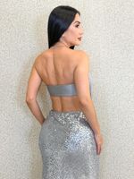 CONJUNTO CROPPED E SAIA DE PAETÊ PRISS