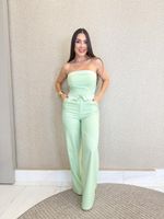 CONJUNTO CROPPED E CALÇA LORIS TWILL VENYA
