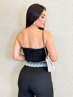 CONJUNTO CROPPED E CALÇA LORIS TWILL VENYA