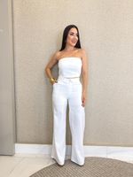 CONJUNTO CROPPED E CALÇA LORIS TWILL VENYA