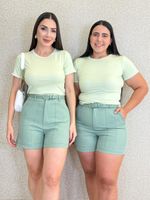 SHORT LORIS TWILL COM CINTO TILIA