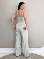 CONJUNTO CALÇA E BLUSA LORIS TWILL MADSON