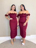 VESTIDO MIDI DE ALFAIATARIA FENIE 