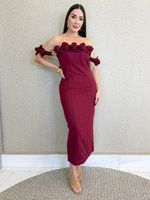 VESTIDO MIDI DE ALFAIATARIA FENIE 