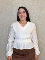 BLUSA TENCEL COM ELÁSTICO NA CINTURA ELVIN