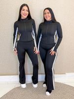CONJUNTO DRY FIT CALÇA FLARE ASKER