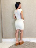 VESTIDO DRAPEADO MALHA DINNER 